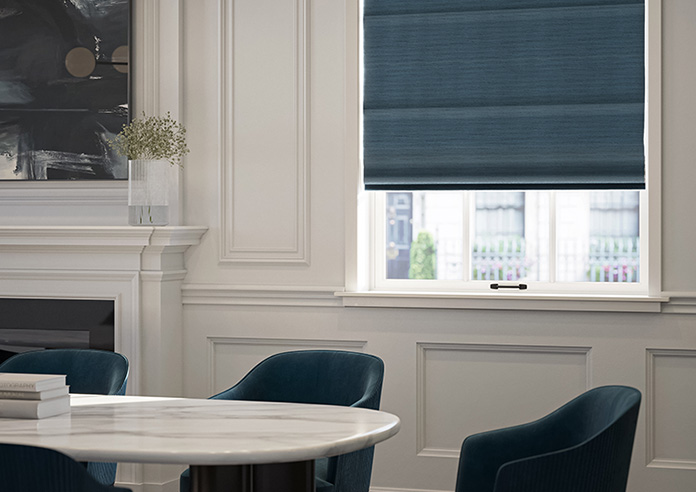 Ritz, Ulysses Blue - Roman Blind - Image 5